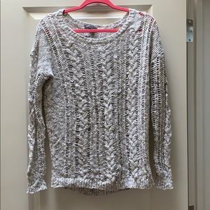 Vince XS Grey Cable Knit Sweater